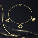 Load image into Gallery viewer, 18K Real Gold Fine Flower Bracelet
