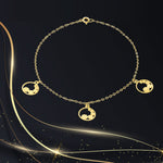 Load image into Gallery viewer, 18K Real Gold Fine Round Bracelet
