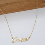 Load image into Gallery viewer, 18K Real Gold C.R Necklace

