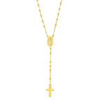 Load image into Gallery viewer, 18K Real Gold Cross Seed Necklace