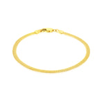 Load image into Gallery viewer, 18K Real Gold Flat Bracelet
