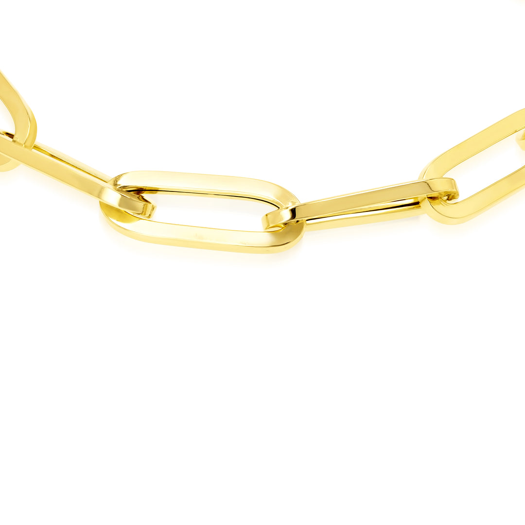 18K Real Gold Linked Bracelet