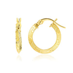 Load image into Gallery viewer, 18K Real Gold Round Loop Earring Set
