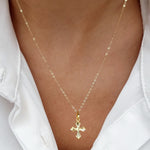 Load image into Gallery viewer, 18K Real Gold Cross Necklace
