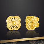 Load image into Gallery viewer, 18K Real Gold V.C Flower Earrings
