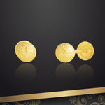 Load image into Gallery viewer, 18K Real Gold Ball Screw Earring Set
