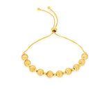Load image into Gallery viewer, 18K Real Gold Adjustable Ball Seed Bracelet