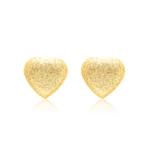 Load image into Gallery viewer, 18K Real Gold Heart Earring Set

