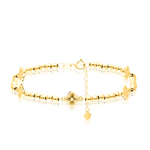 Load image into Gallery viewer, 18K Real Gold Seed Flower Bracelet
