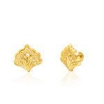 Load image into Gallery viewer, 18K Real Gold Flower Tree Screw Earring Set
