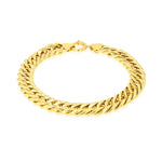 Load image into Gallery viewer, 18K Real Gold Thick Linked Bracelet
