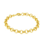 Load image into Gallery viewer, 18K Real Gold Elegant Thick Linked Bracelet
