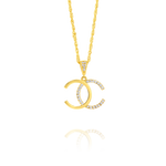 Load image into Gallery viewer, 18K Real Gold Elegant C.H Necklace