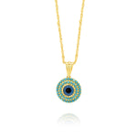 Load image into Gallery viewer, 18K Real Gold Round Eye Necklace
