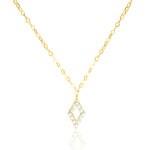 Load image into Gallery viewer, 18K Real Gold Stone Diamond Necklace
