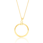 Load image into Gallery viewer, 18K Real Gold Round Necklace
