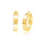 Load image into Gallery viewer, 18K Real Gold Round Earring Set
