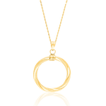 Load image into Gallery viewer, 18K Real Gold Twisted Round Jewelry Set
