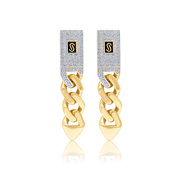 18K Real Gold Elegant Linked Jewelry Set