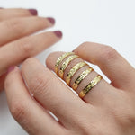 Load image into Gallery viewer, 18K Real Gold Couple Ring
