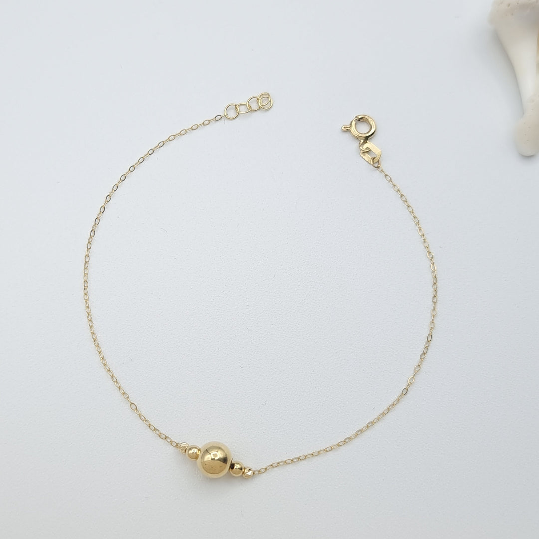 18K Real Gold Seed Bracelet