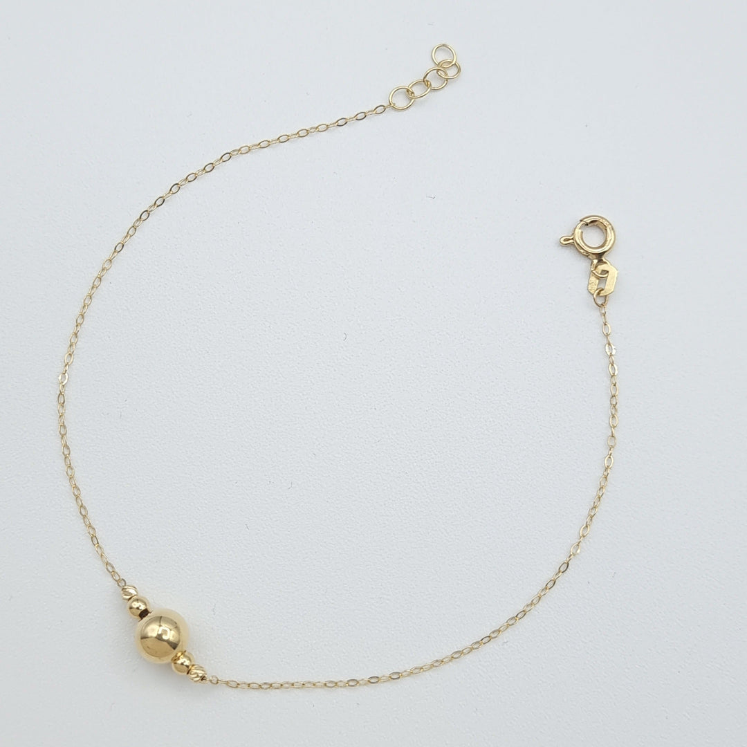 18K Real Gold Seed Bracelet