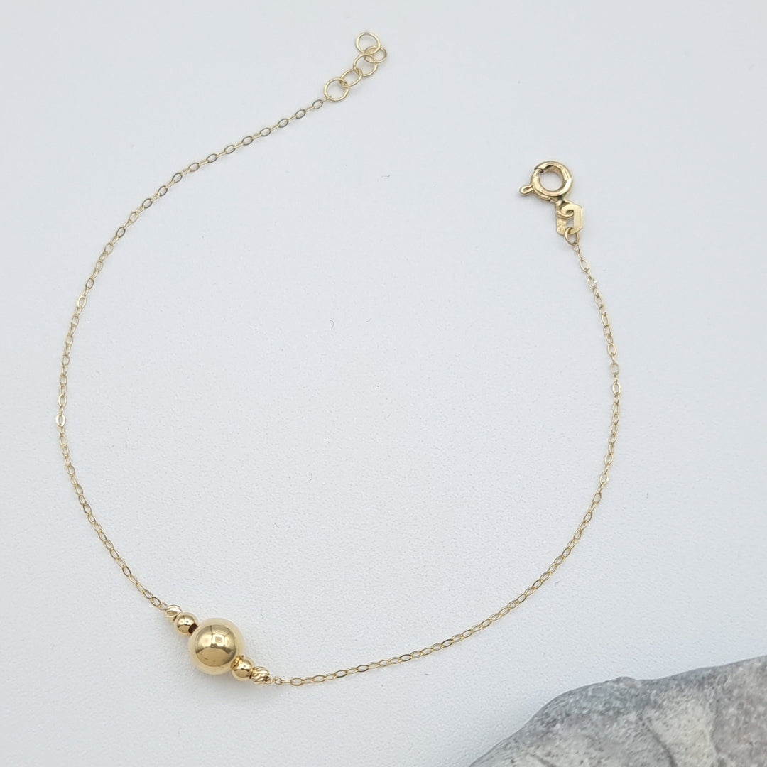 18K Real Gold Seed Bracelet