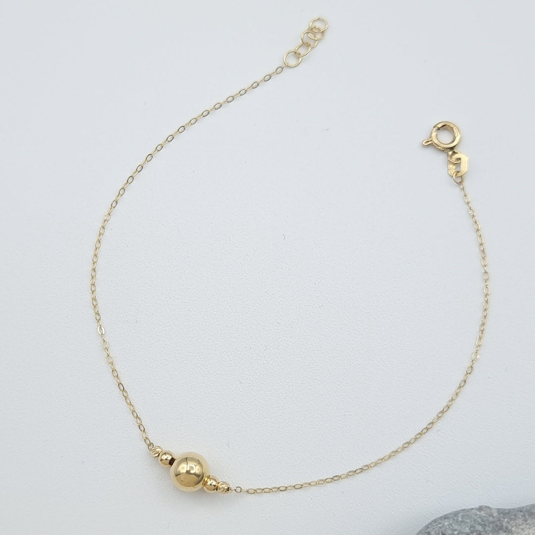 18K Real Gold Seed Bracelet