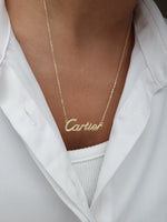 Load image into Gallery viewer, 18K Real Gold C.R Necklace

