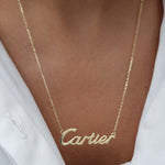 Load image into Gallery viewer, 18K Real Gold C.R Necklace
