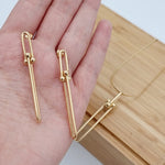 Load image into Gallery viewer, 18K Real Gold U-Link Jewelry Set
