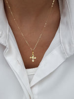 Load image into Gallery viewer, 18K Real Gold Cross Necklace
