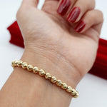 Load image into Gallery viewer, 18K Real Gold Beads Bracelet
