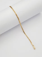 Load image into Gallery viewer, 18K Real Gold Flat Bracelet
