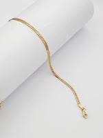 Load image into Gallery viewer, 18K Real Gold Flat Bracelet
