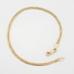 Load image into Gallery viewer, 18K Real Gold Flat Bracelet
