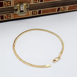 Load image into Gallery viewer, 18K Real Gold Flat Bracelet
