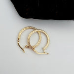 Load image into Gallery viewer, 18K Real Gold Round Hoop Earring Set
