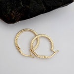 Load image into Gallery viewer, 18K Real Gold Round Hoop Earring Set
