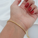 Load image into Gallery viewer, 18K Real Gold Arrow Bracelet

