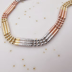 Load image into Gallery viewer, 18K Pure Gold 3 Color Bracelet
