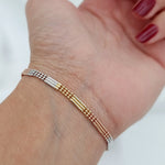 Load image into Gallery viewer, 18K Pure Gold 3 Color Bracelet
