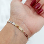 Load image into Gallery viewer, 18K Pure Gold 3 Color Bracelet
