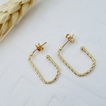 Load image into Gallery viewer, 18K Real Gold Hook Earring Set
