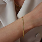 Load image into Gallery viewer, 18K Real Gold Snake Bracelet
