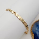 Load image into Gallery viewer, 18K Real Gold Thick Belt Bracelet