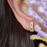 Load image into Gallery viewer, 18K Real Gold Curved Clip Earrings
