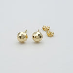 Load image into Gallery viewer, 18K Real Gold Stud Earrings