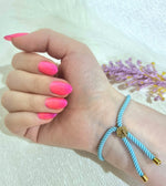 Load image into Gallery viewer, 18K Real Gold Thread Cross Bracelet
