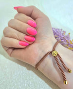 Load image into Gallery viewer, 18K Real Gold Thread Cross Bracelet
